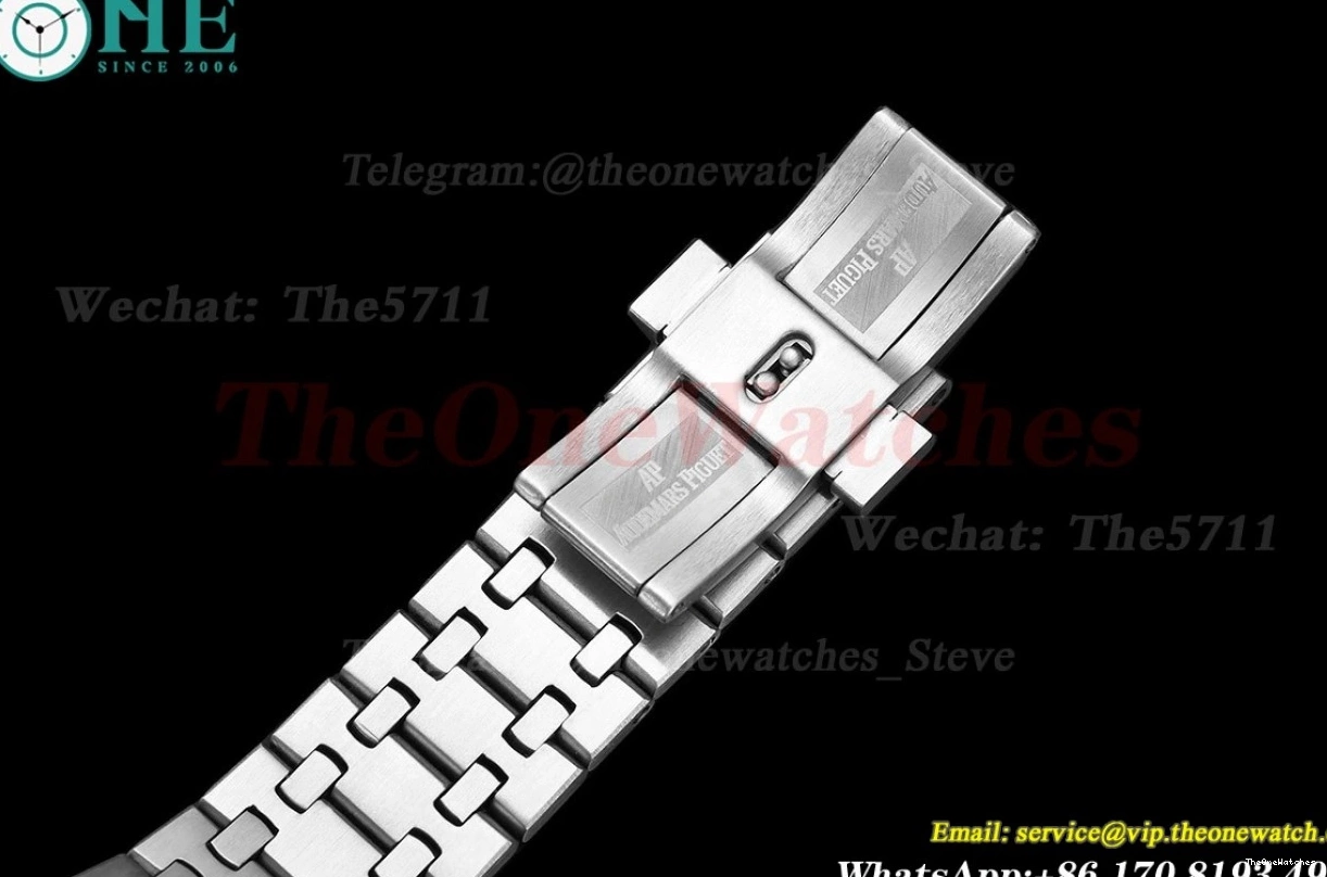 41mm SS 15400 MY8215 Grey GDF SS Dial Royal Oak 0106